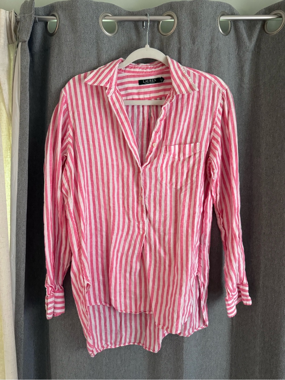 Lauren Ralph Lauren 100% Linen Top